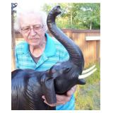 BIG leather elephant