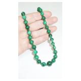 Genuine Malachite neck
