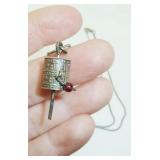 Tibet prayer wheel pend