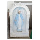 LG Mary in cement dome