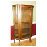 antique oak china cabinet