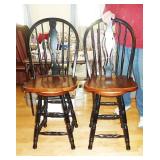 PAIR kitchen bar stools