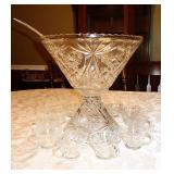 Star of David punch bowl
