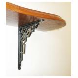 PAIR shelves w/brackets