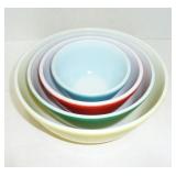 vintage Pyrex primary color