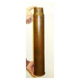 large brass military shell