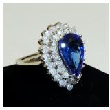 Tanzanite Diam mkd 14k