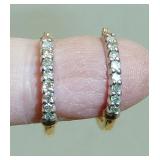 14K Diamond earrings