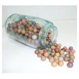 Civil War clay marbles LOT