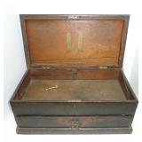 antique tool box 2 drws