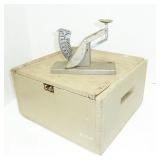 primitive egg box, scale