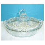 Heisey signed lemon dish