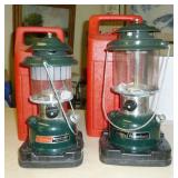 pair Coleman lanterns