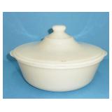 Fire King covered casserole