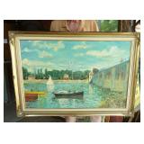 large oil painting, signed