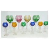 Bohemian stemware LOT