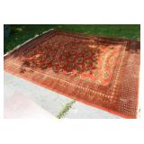 room size hand knot rug