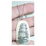 several scrimshaw lots