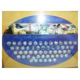 framed colored quarters $