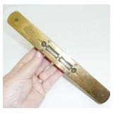 Early brass wood level