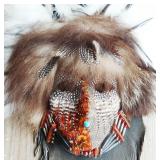 NA feather tribal mask