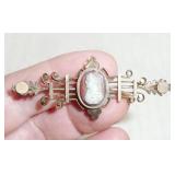 antique cameo pin