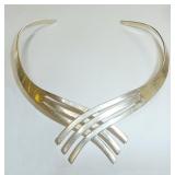 Sterling collar necklace