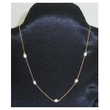 14K Pearls neckchain