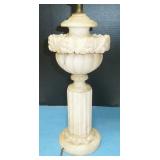 carved marble lamp 