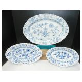 Meissen 3pc platters