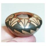 signed pottery seed pot