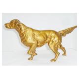 larage iron dog doorstop