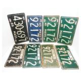 early dated license plates