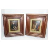 framed painting PAIR