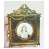 miniature framed Ivory