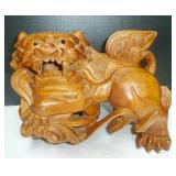 large carved woo foo dog