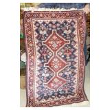 100% wood hand knot rug