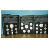 tri-fold type set SIlver coins