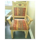 Two end chairs with arm rest