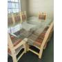 Dining table and 8 chair set