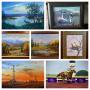 Original Paintings by Nationally Known Texas Artist David Swantner  Bidding Ends 5/28  Pickup 5/30