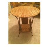 Rattan Side Table
