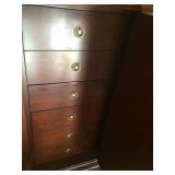Cherry Wood Jewelry Armoire
