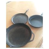 Cast iron skillets