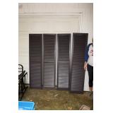 2 sets of heavy shutters