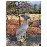 large concrete greyhound
