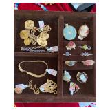 Silver and gold jewelry