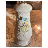 Belleek collectable lamps