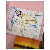 Great Dane painting
