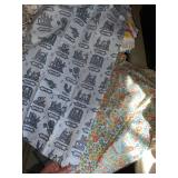 old flower sack material